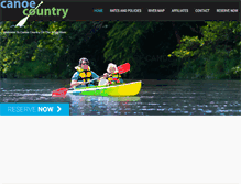 Tablet Screenshot of canoeindiana.com